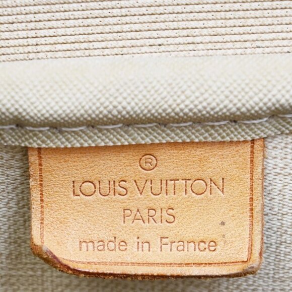 LOUIS VUITTON LV Logo Deauville Hand Bag Monogram Leather Brown M47270 83FB676 - Picture 12 of 16